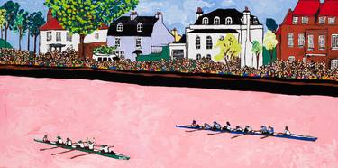 Original Fauvism Boat Paintings by Lara Meintjes