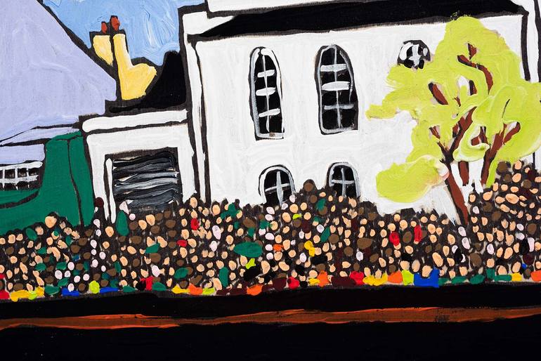 Original Fauvism Boat Painting by Lara Meintjes