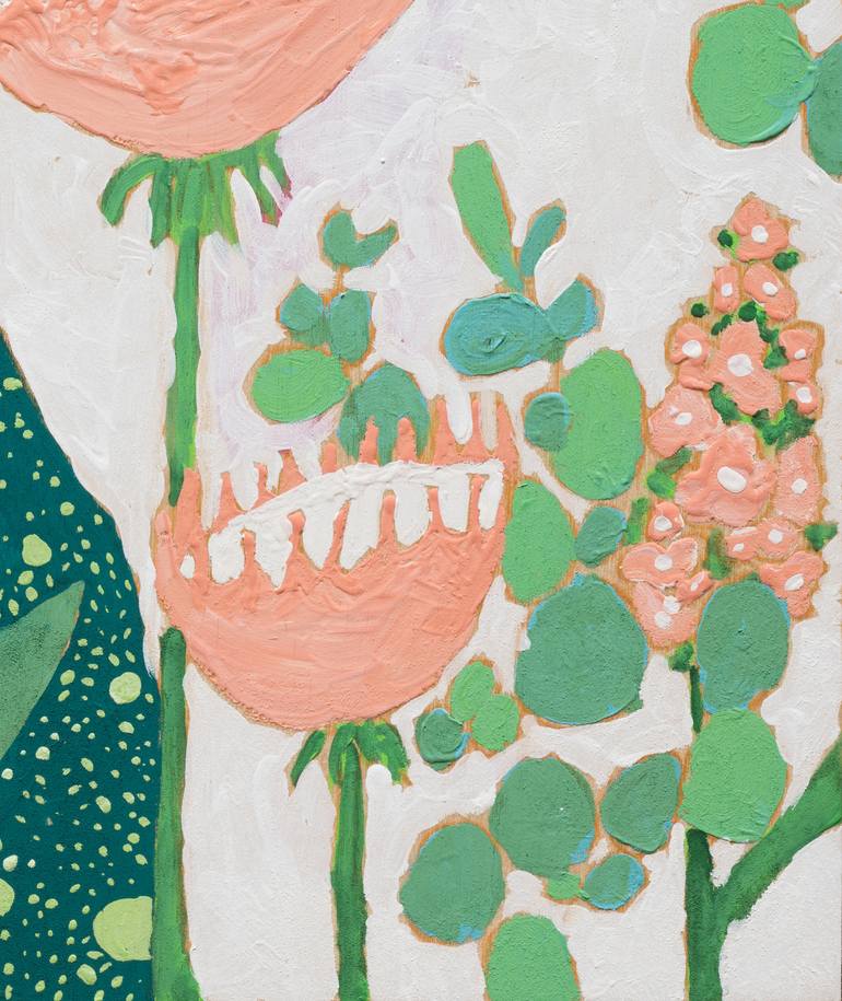 Original Expressionism Floral Painting by Lara Meintjes