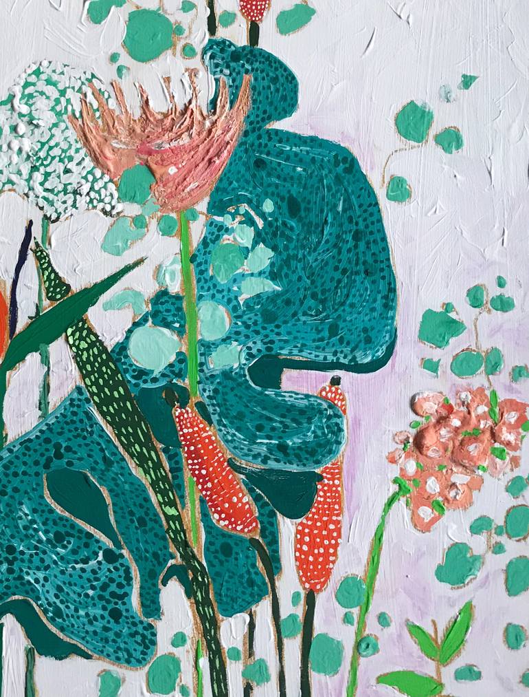 Original Expressionism Botanic Painting by Lara Meintjes