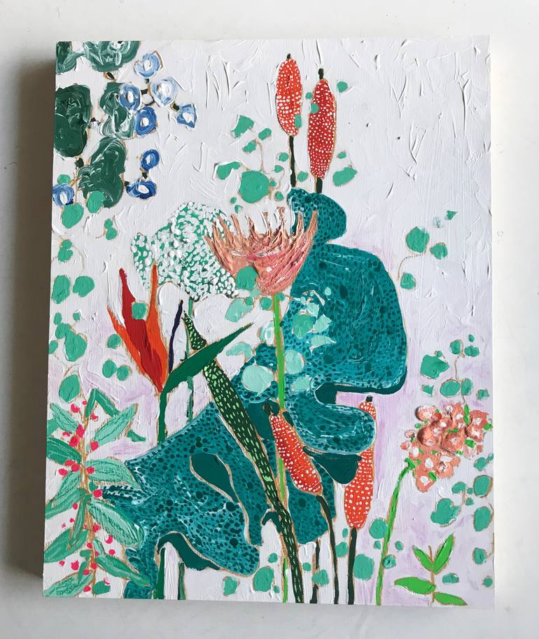 Original Expressionism Botanic Painting by Lara Meintjes