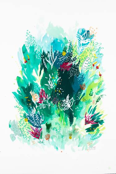 Print of Floral Paintings by Lara Meintjes