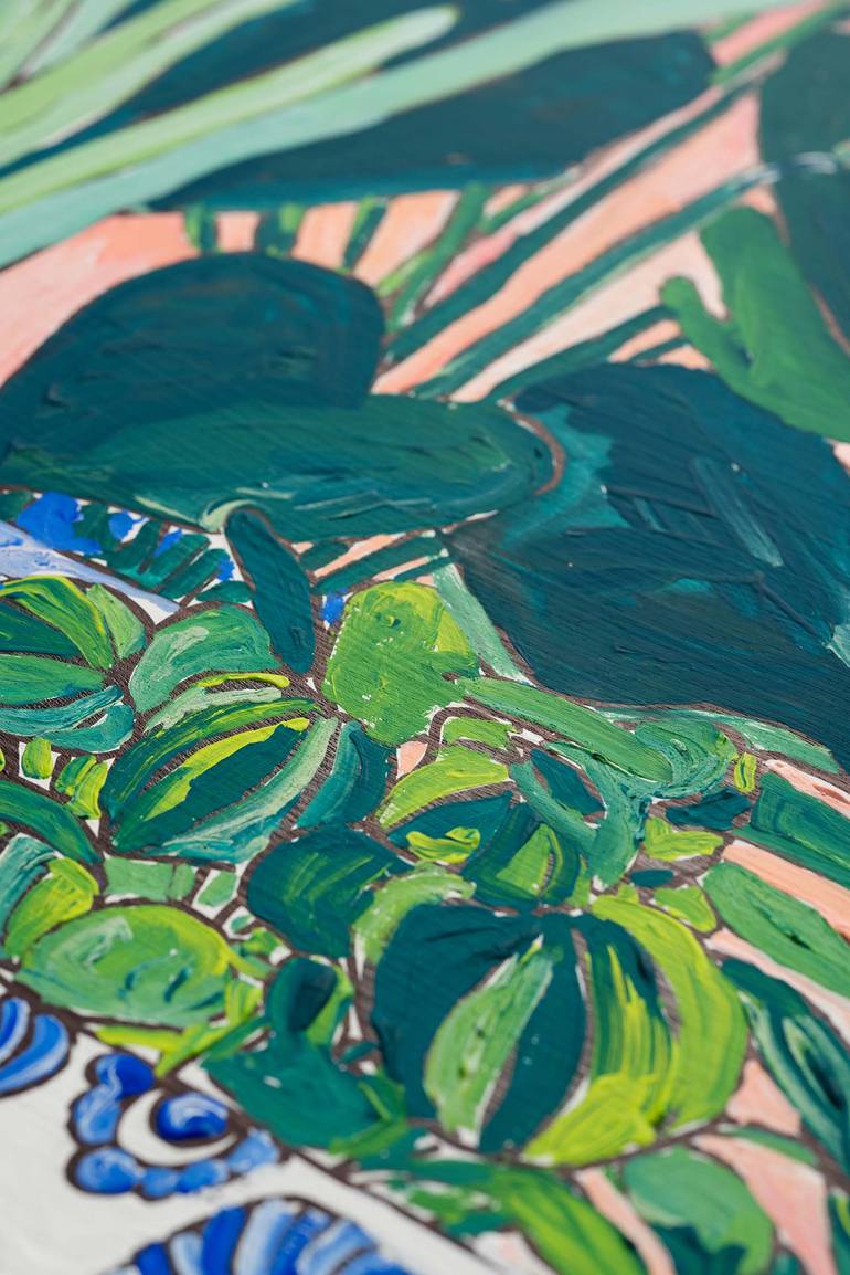 Original Folk Still Life Painting by Lara Meintjes