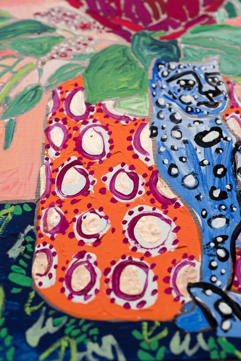 Original Folk Still Life Painting by Lara Meintjes