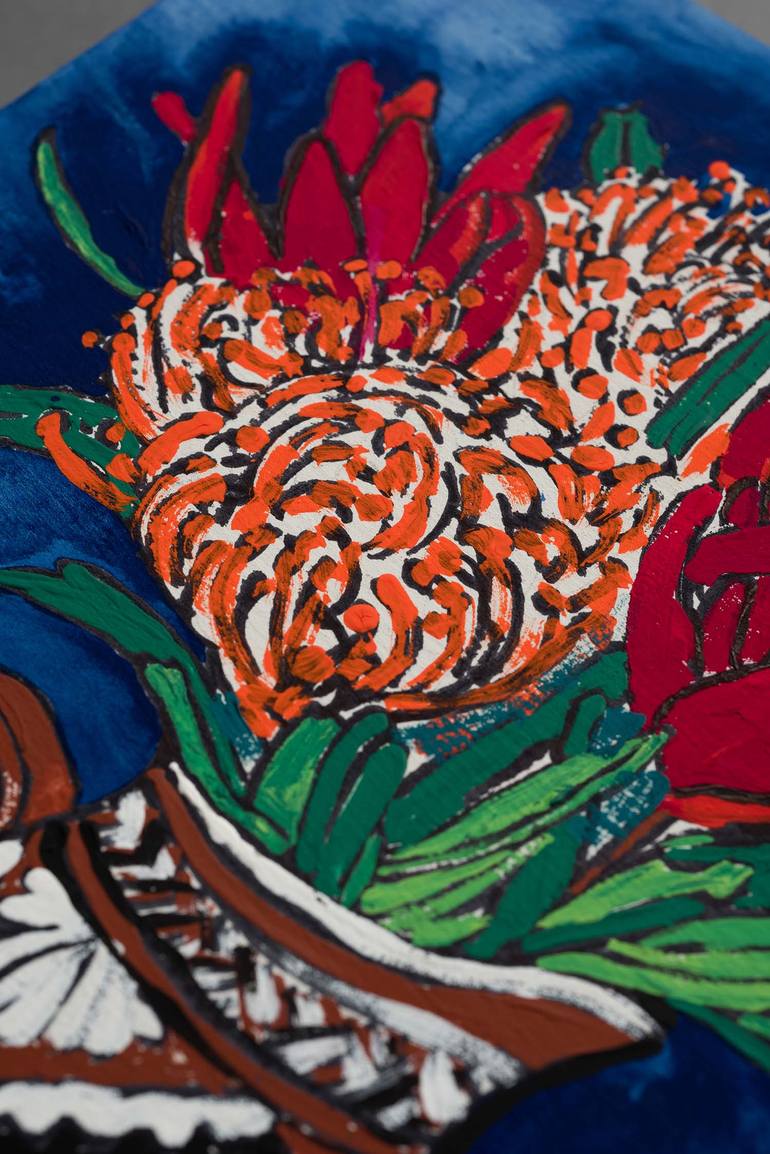 Original Illustration Floral Painting by Lara Meintjes
