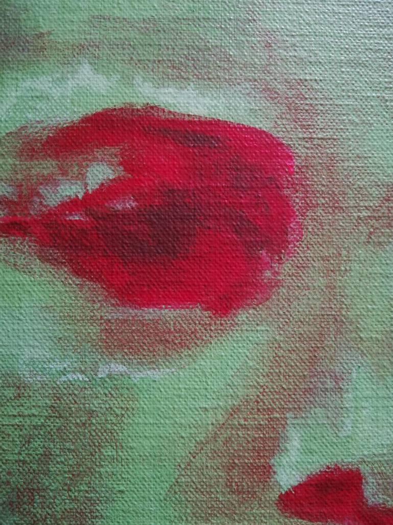 Original Expressionism People Painting by Helga Renders