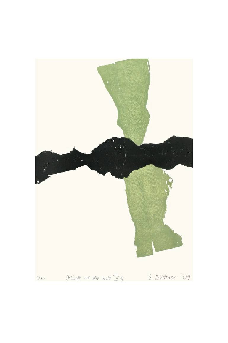 Print of Abstract Expressionism People Printmaking by Samuel Buttner