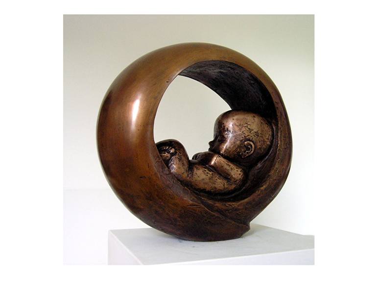 Original Figurative Children Sculpture by Samuel Buttner