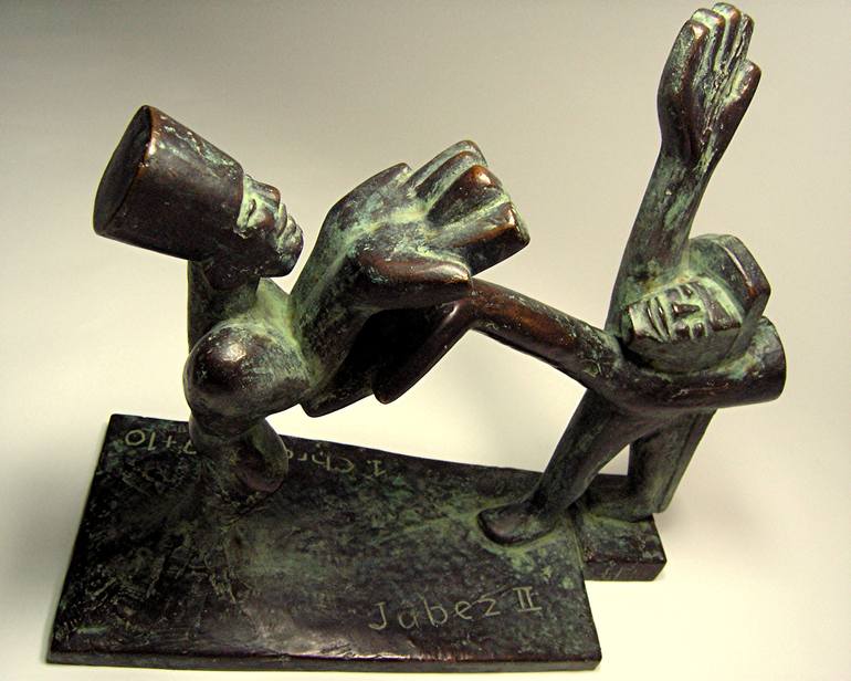 Original Expressionism People Sculpture by Samuel Buttner
