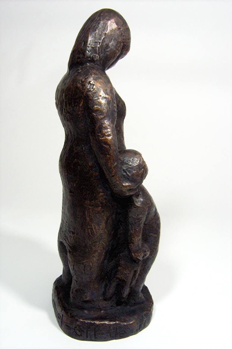 Original Expressionism Family Sculpture by Samuel Buttner