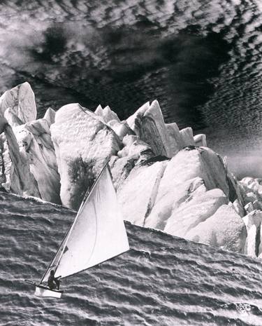 Print of Surrealism Ship Collage by Alexandre Coll