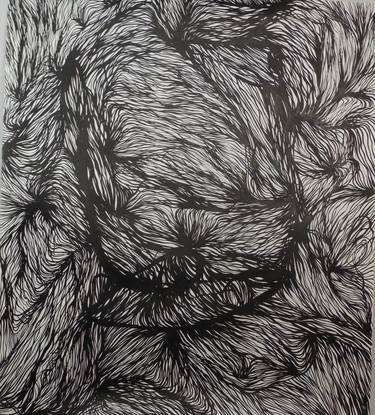 Original Abstract Drawings by Ronald Rupert Santos