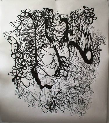 Original Abstract Drawings by Ronald Rupert Santos