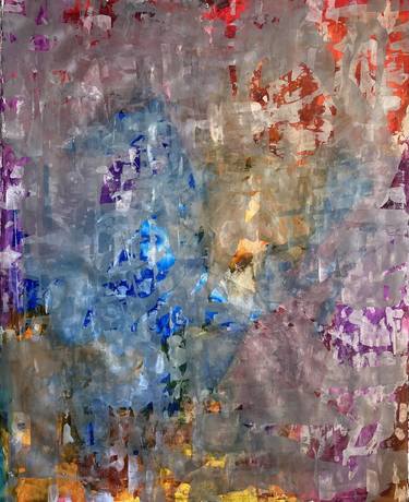 Original Abstract Expressionism Abstract Paintings by Ronald Rupert Santos