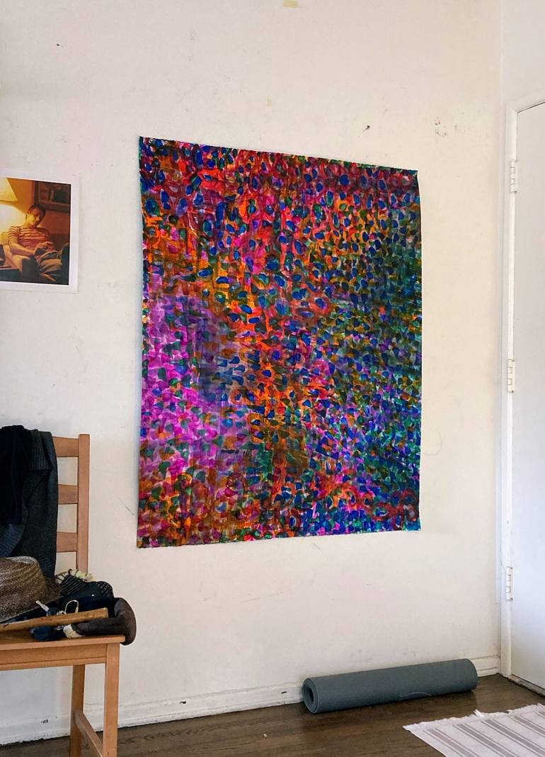 Original Abstract Painting by Ronald Rupert Santos