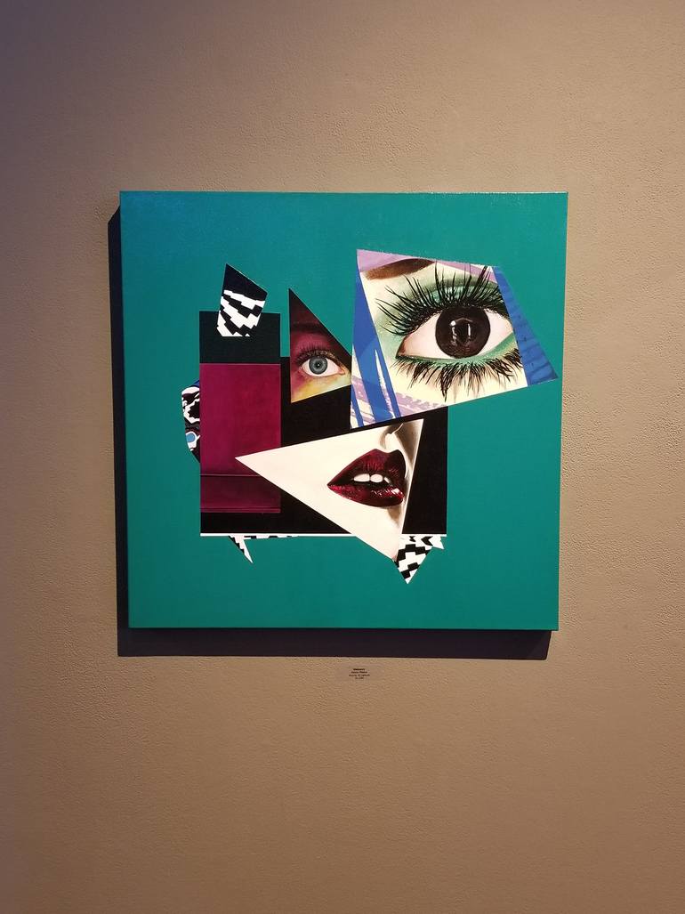 Original Cubism Women Painting by Otha Davis Iii