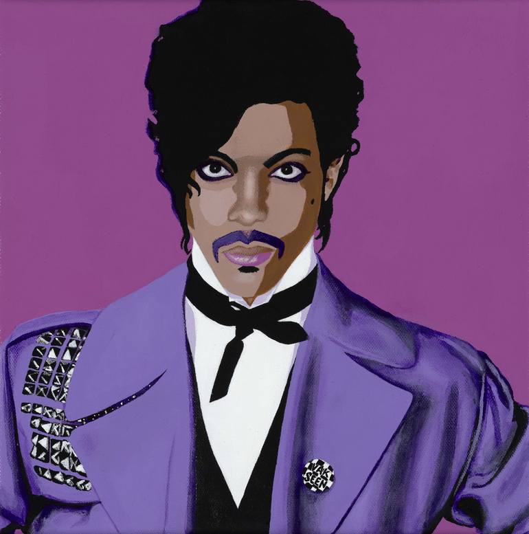 The Purple One Painting by Otha Davis III | Saatchi Art