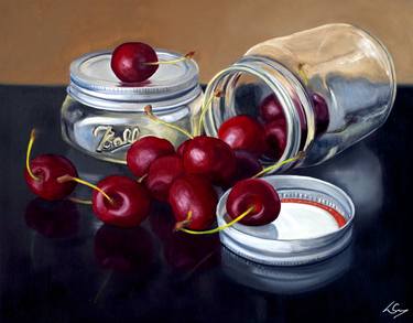 Original Realism Food & Drink Paintings by Lorn Curry