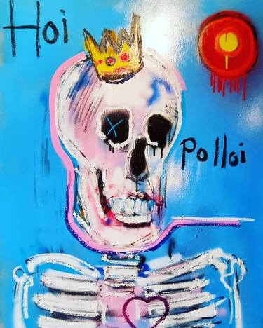 Original Contemporary Mortality Painting by john clare