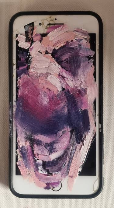 Original Abstract Expressionism People Painting by John Clare