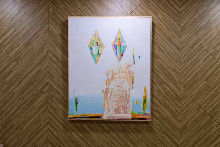 Original Figurative Light Painting by Yoonkyung Kim