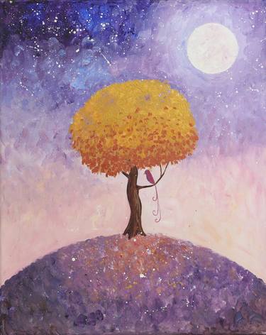 Print of Tree Paintings by Tatyana Bondareva