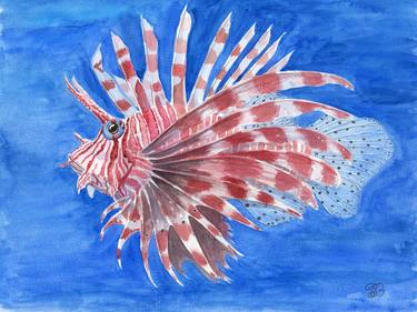 Print of Realism Fish Paintings by Tatyana Bondareva