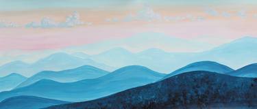Turquoise Hills Abstract Painting thumb