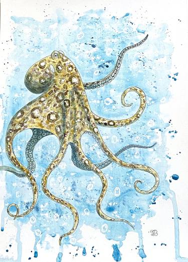 Octopus Acrylic Painting thumb