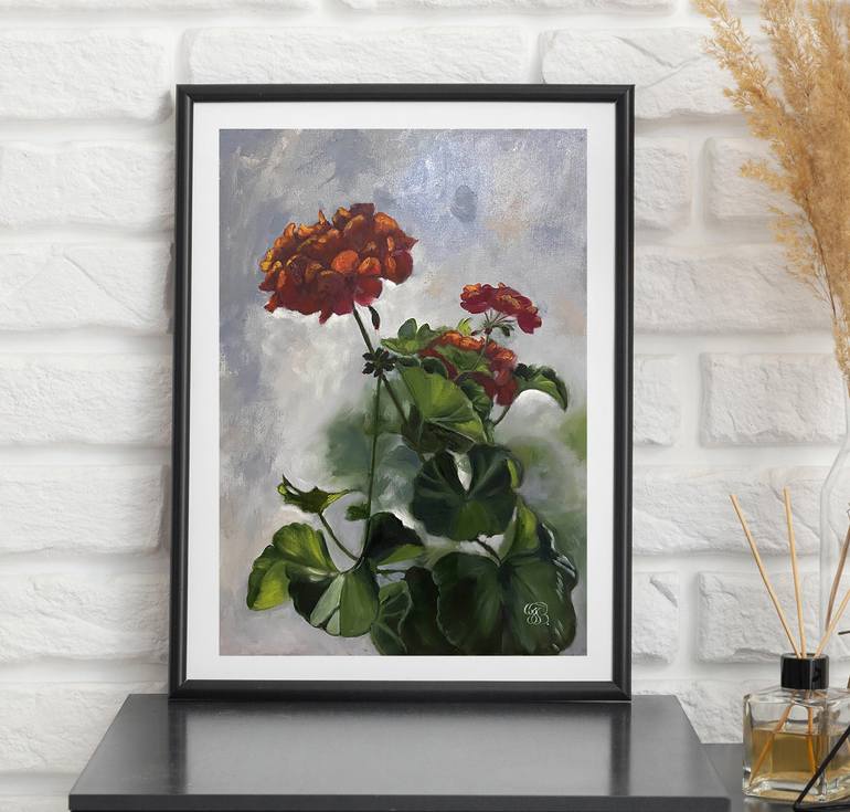 Original Realism Floral Painting by Tatyana Bondareva