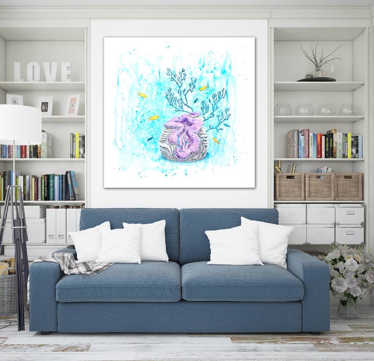 Original Abstract Nature Painting by Tatyana Bondareva