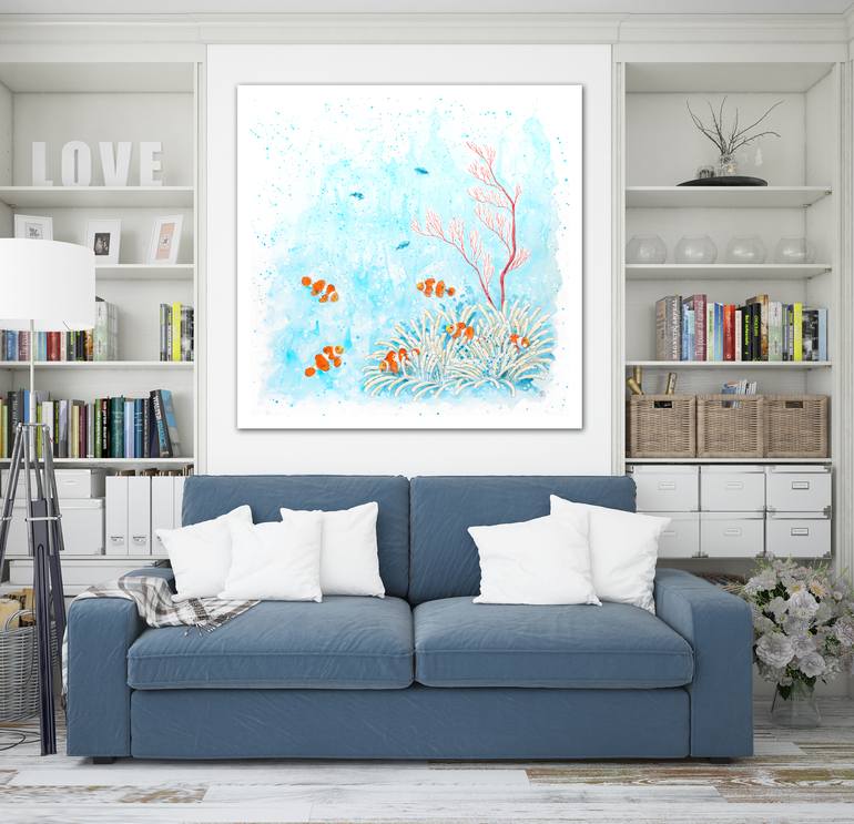 Original Abstract Nature Painting by Tatyana Bondareva