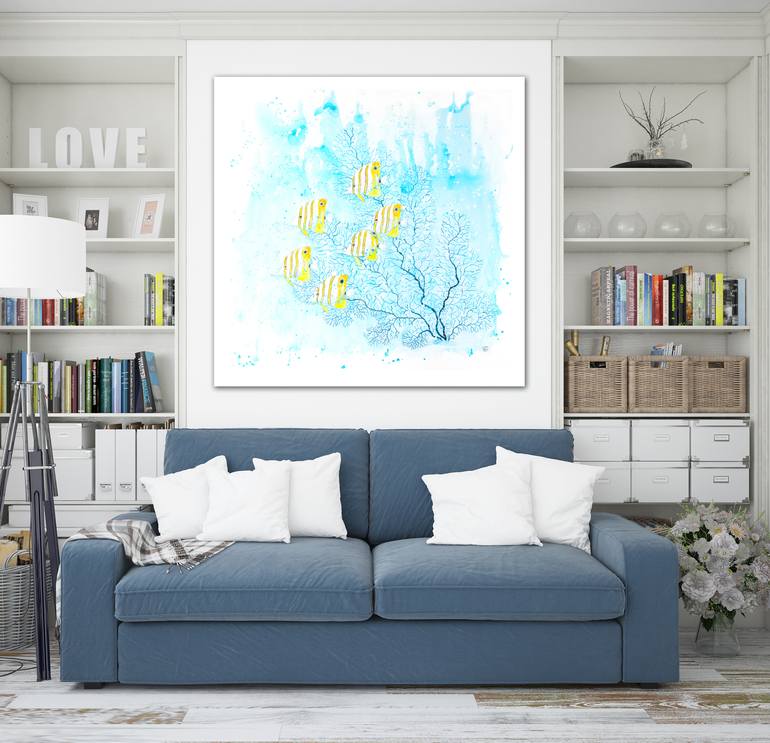Original Abstract Nature Painting by Tatyana Bondareva