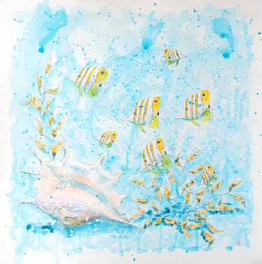 Original Abstract Nature Painting by Tatyana Bondareva
