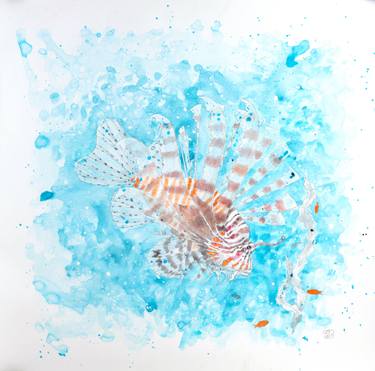 Original Abstract Animal Painting by Tatyana Bondareva