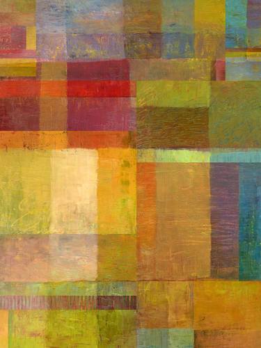 Original Abstract Geometric Digital by Michelle Calkins