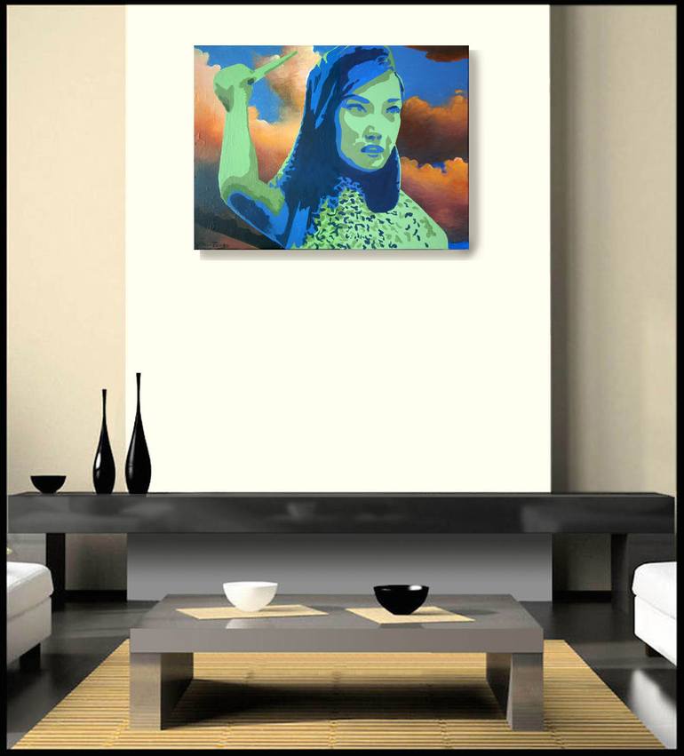 Original Pop Art Cinema Painting by Geoff Greene