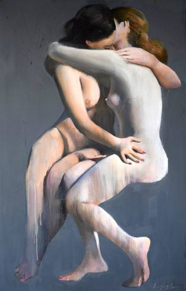 Original Figurative Nude Paintings by Geoff Greene