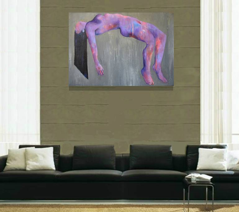 Original Figurative Nude Painting by Geoff Greene