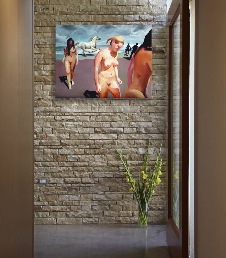 Original Nude Painting by Geoff Greene