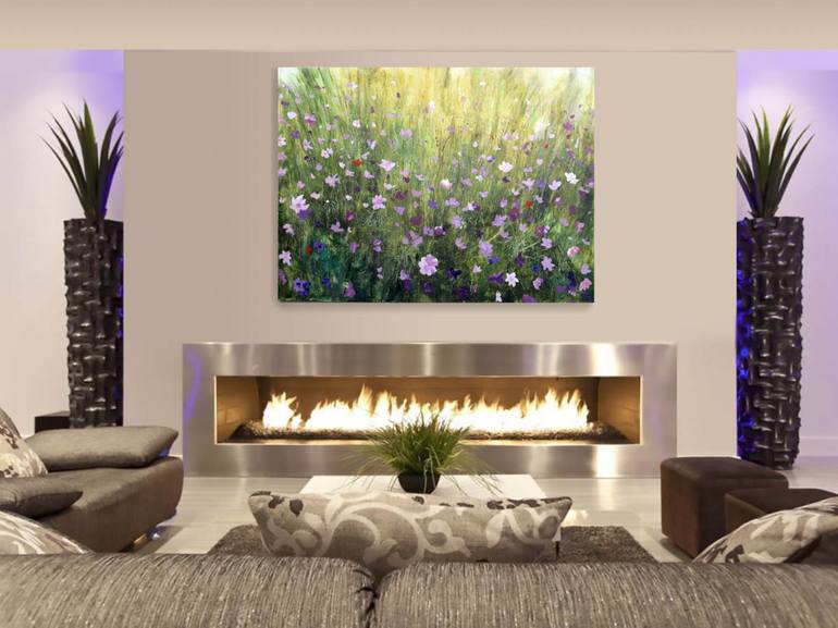 Original Floral Painting by Geoff Greene