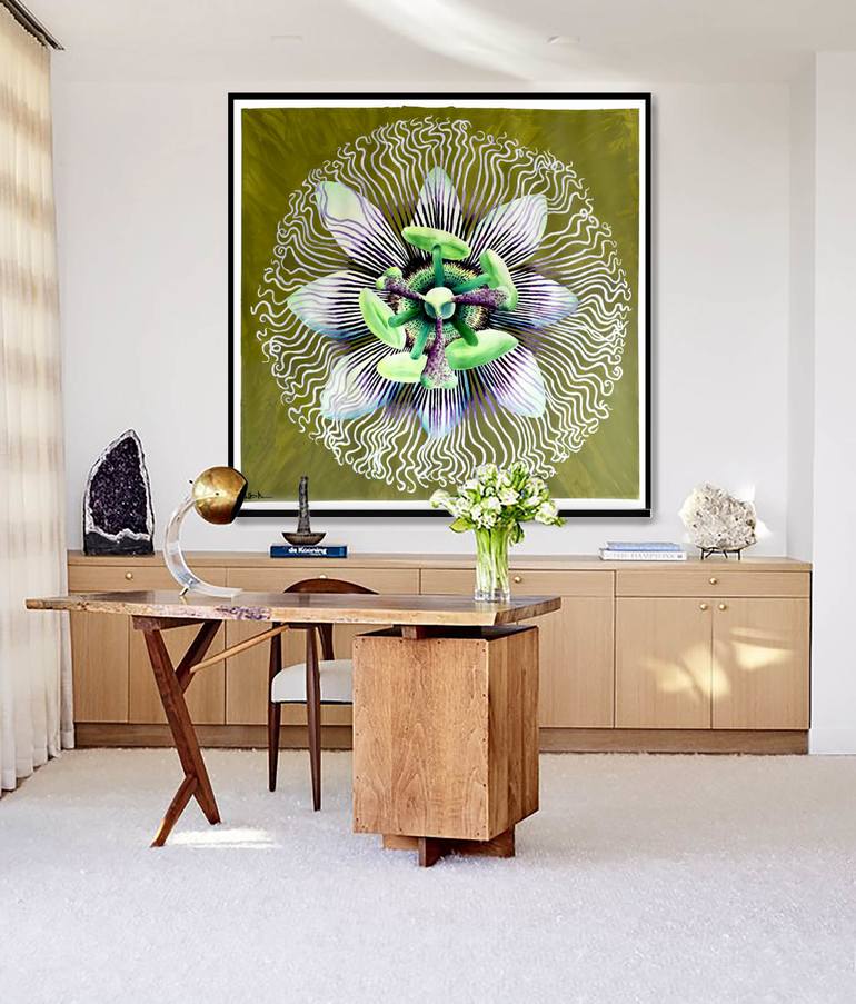 Original Floral Painting by Geoff Greene