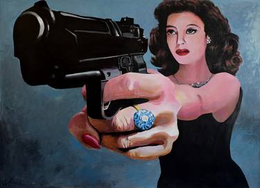 "Girl With a Gun, Too" (PRINT ONLY) thumb