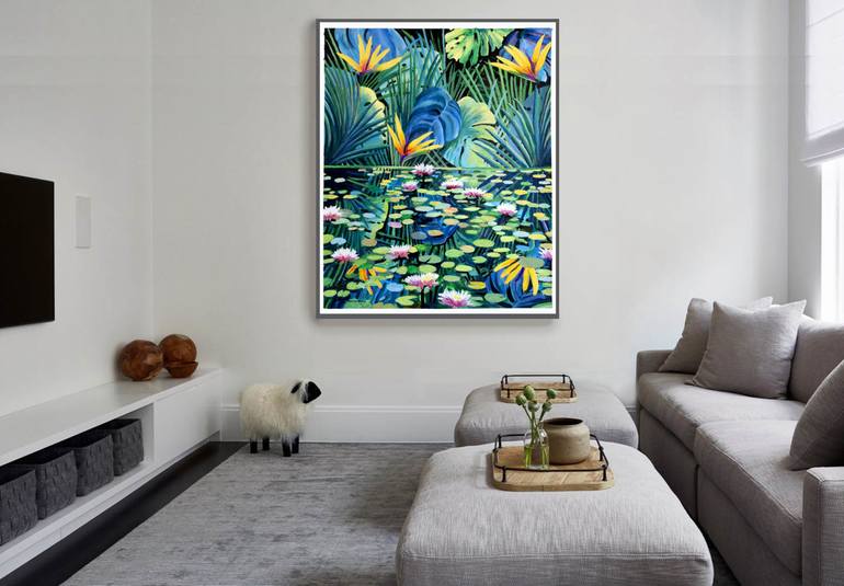 Original Impressionism Botanic Painting by Geoff Greene