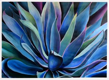 Saatchi Art Artist Geoff Greene; Painting, “Blue Agave (PRINTS AVAILABLE)” #art