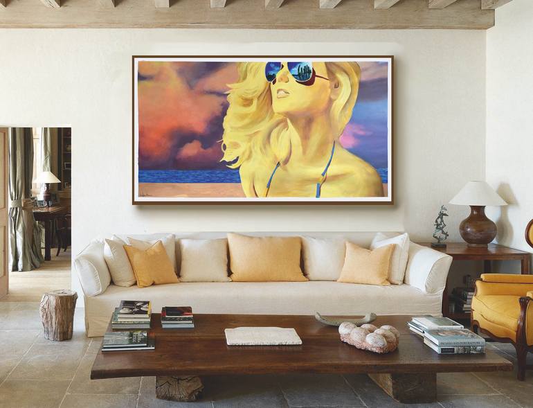 Original Figurative Women Painting by Geoff Greene