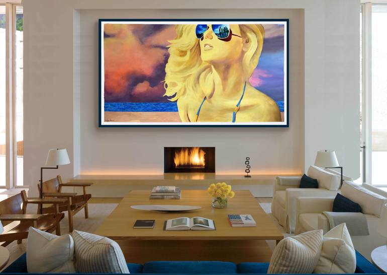 Original Figurative Women Painting by Geoff Greene