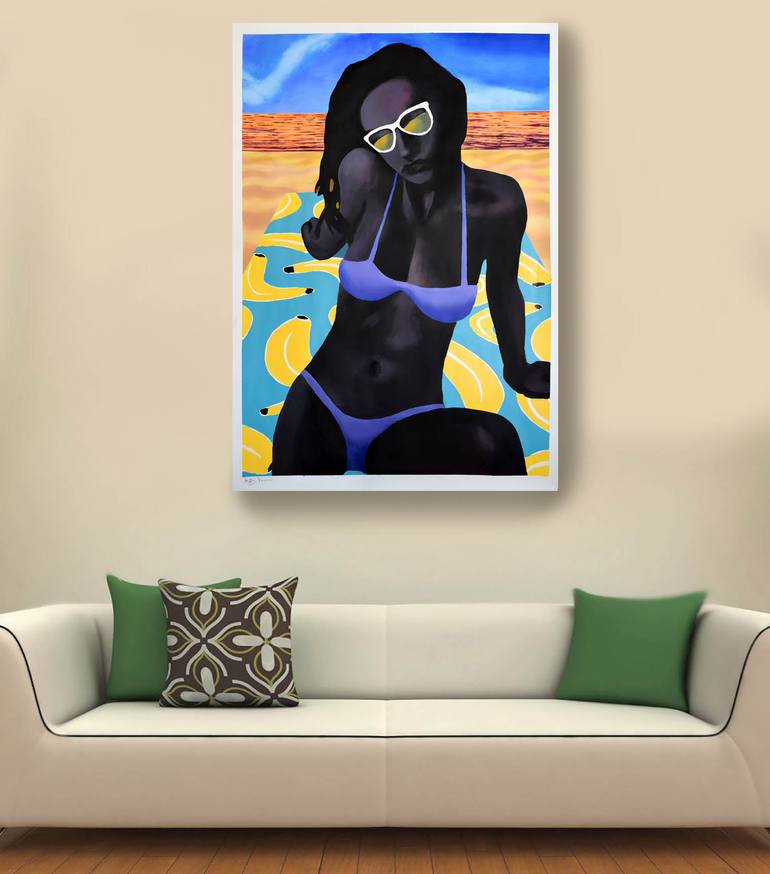 Original Figurative Women Painting by Geoff Greene