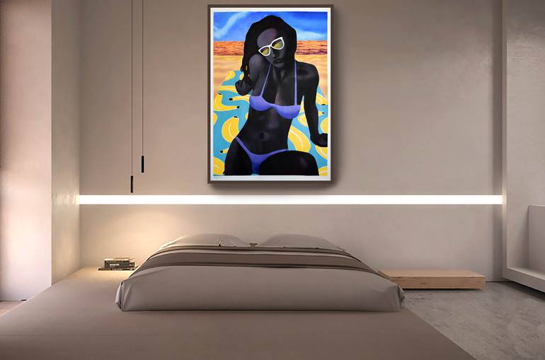 Original Figurative Women Painting by Geoff Greene