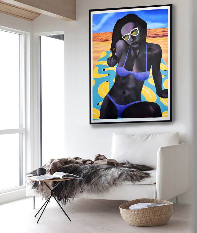 Original Figurative Women Painting by Geoff Greene